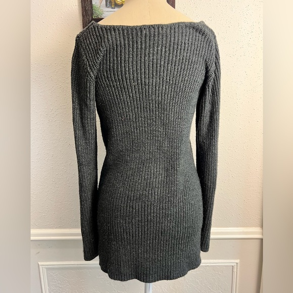 Merona Gray Sweater, Tunic length - Picture 2 of 6